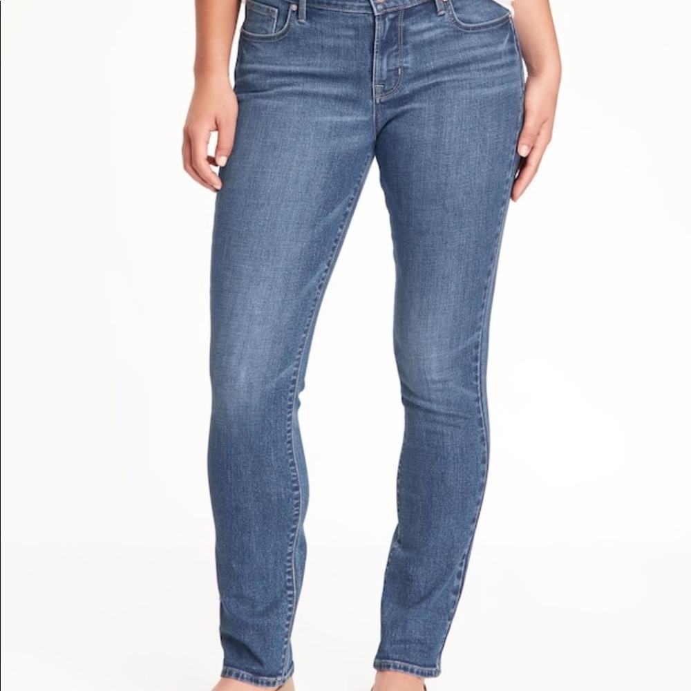 Old Navy curvy straight jeans